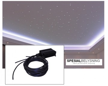 Stjernehimmel m/300 fibere, m/funkling og hvitt lys VPL30T-CEP300